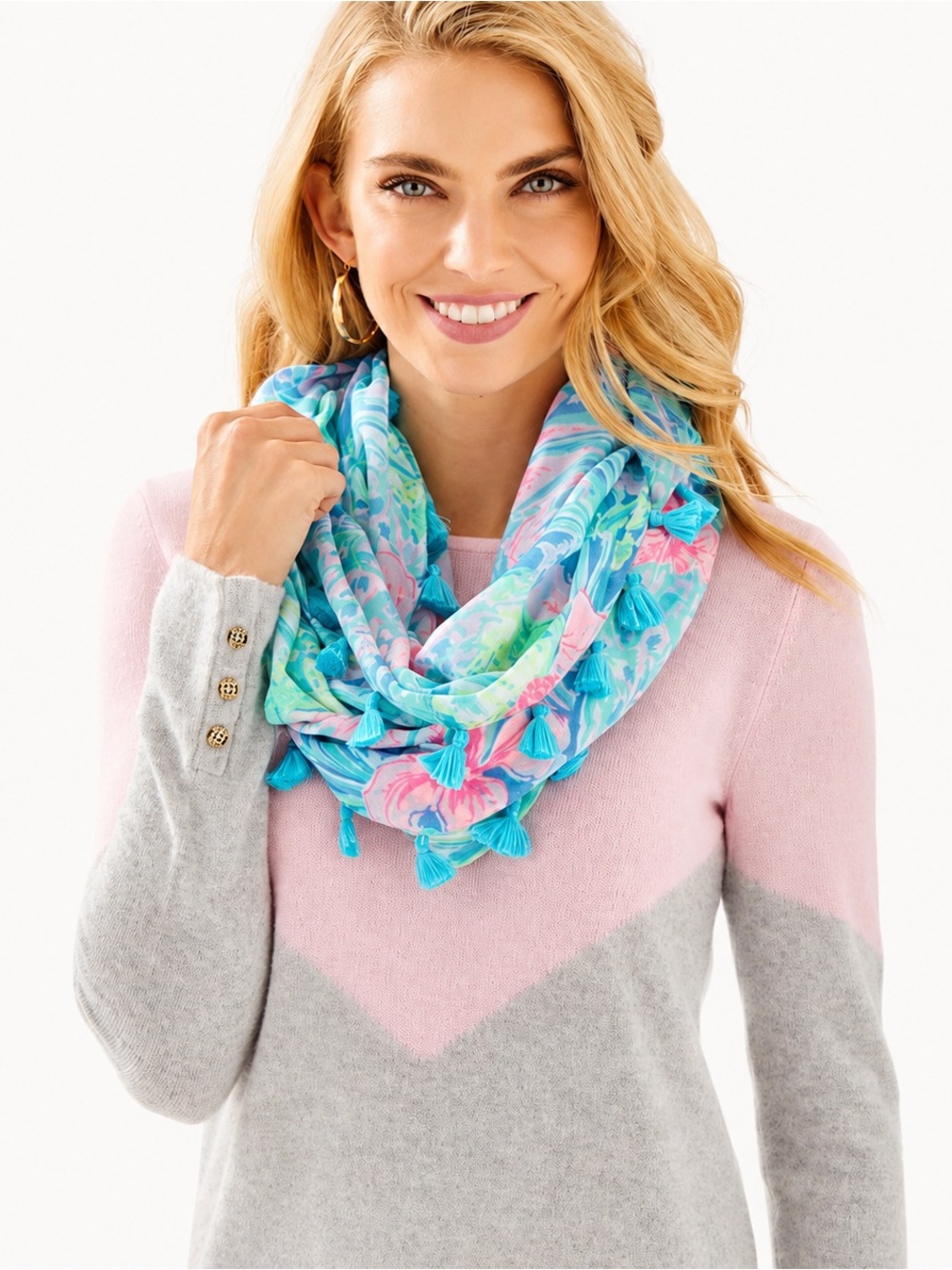 Lily Pulitzer • Swizzle In Resort Infinity Loop Scarf